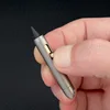 Titanium alloy mini eternal pen, no sharpening, erasable, pencil keychain pendant, portable pocket pen, emergency writing 2
