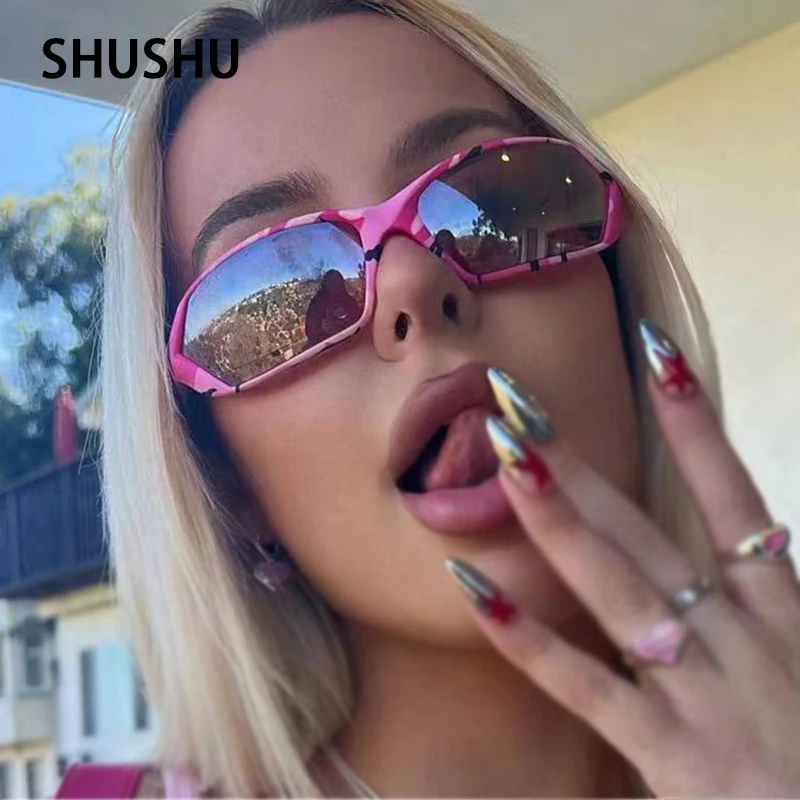 

Fashion Ladies Sister Y2K Small Frame Sunglasses New Men's Advanced Sense UV Anti-UV Sunglasses Trendy Cool Style Sunshade UV400