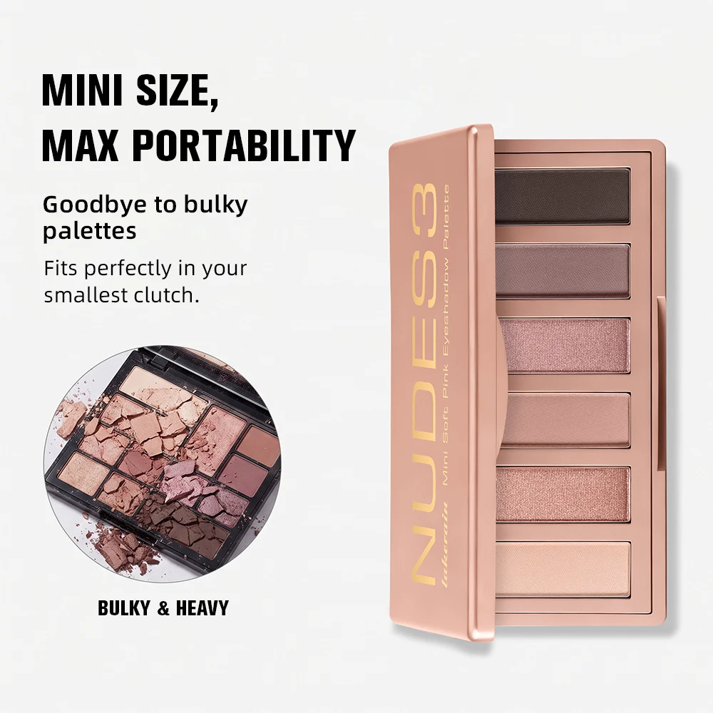 Eyeshadow Palette Long-Lasting Eye Makeup Rich Pigment Neutral Shades Blendable Color Matte Nudes Eyeshadow Palette Woman Makeup - 4