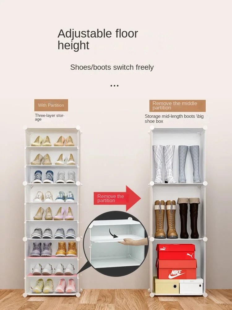 Zapatero Simple y moderno para el hogar, mueble de pasillo, armario  organizador de almacenamiento para sala de estar, estante para zapatos,  sandalias, armario - AliExpress