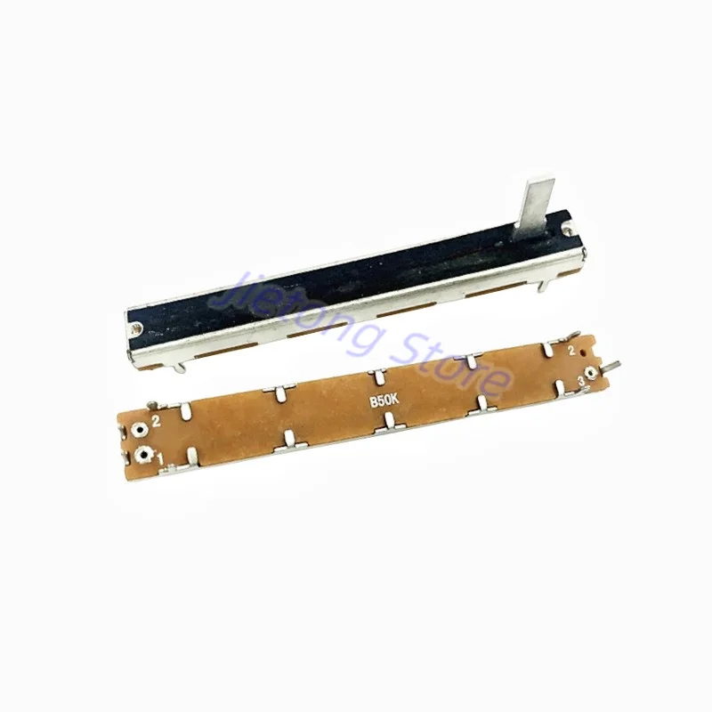 5pcs SC6021N Single Channel Potentiometer B10K B50K 75MM Straight Slide Potentiometer Travel 60mm Handle Length 15mm