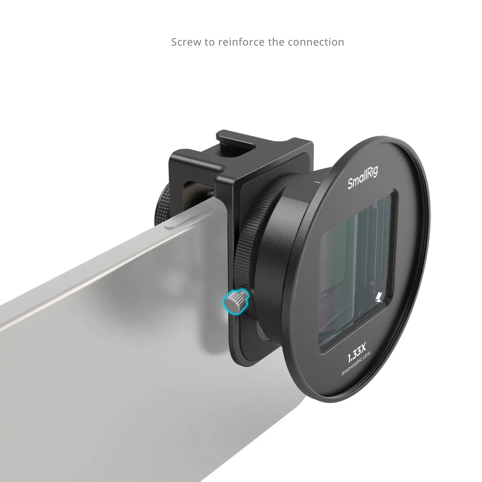 Smallrig 휴대폰용 아나모픽 렌즈, T 마운트 4590, 1.33x