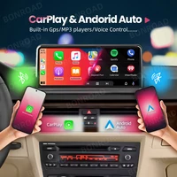 BONROAD беспроводной мультимедийный плеер Carplay Android, автомобильный радиоприемник для BMW 3 серии E90 E91 E92 E93, сенсорный экран с Bluetooth — изображение 4