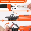 ValueMax 2 in1 100 PSI Air Nail Gun Brad Nailer Pneumatic Gun Wood Frame Stapler Pneumatic Tool DIY Tools with 400pcs Staples 5