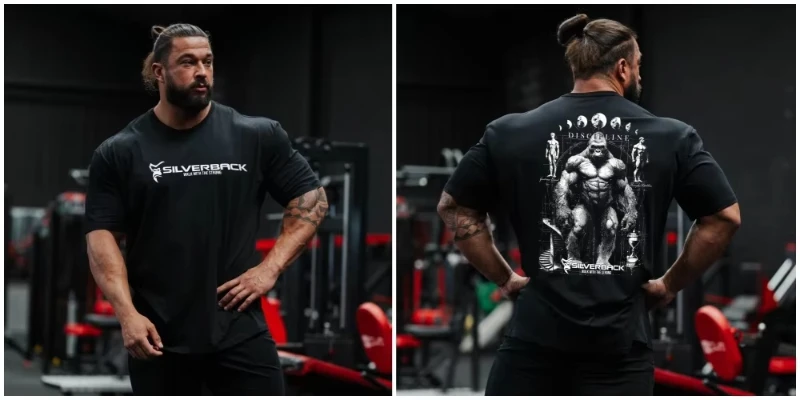 Vintage Gorilla Gym Print Unisex Oversized Cotton T-Shirt - Streetwear Casual Essential