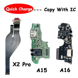 USB Charger Port Jack Dock Connector Charging Board Flex Cable Replacement For Oppo A1k A3S A5S Realme 8i A15 A16