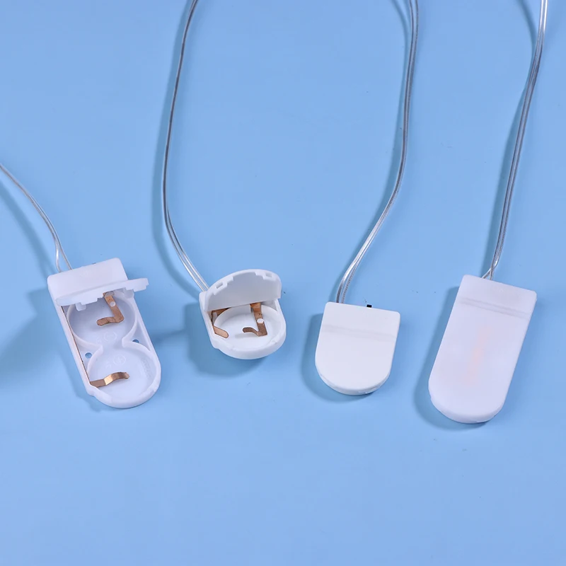 10Pcs Battery Holder Coin Cell Holder 1 X 3V/2 X 3V CR2032 LIR2032 Battery Holder Button Battery Holder With Line On Off Switch