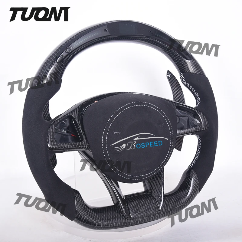 

Carbon Fiber Alcantara Steering Wheel For Mercedes Benz AMG W205 C63 W212 W204 W213 W176 GLB CLS CLA