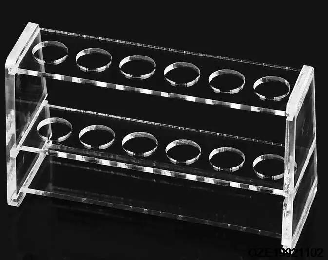 

Arcylic Test Tube Holder Rack 6 Wells for 100ml Centrifuge Tubes Clear