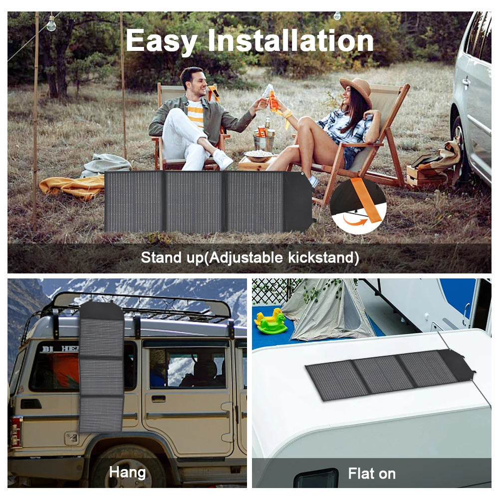 Solar Panel Kit 21w 36w 54w 100w solar panel 12v 18v Voltage Fiexible Power Charging for Camping Outdoor USB Port Fotovoltaico