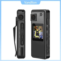 Vandlion-Mini cámara de cuerpo A32, videocámara con detección de movimiento, lente giratoria de 180 °, HD, 1080P, grabación de vídeo OTG para montar en la oficina