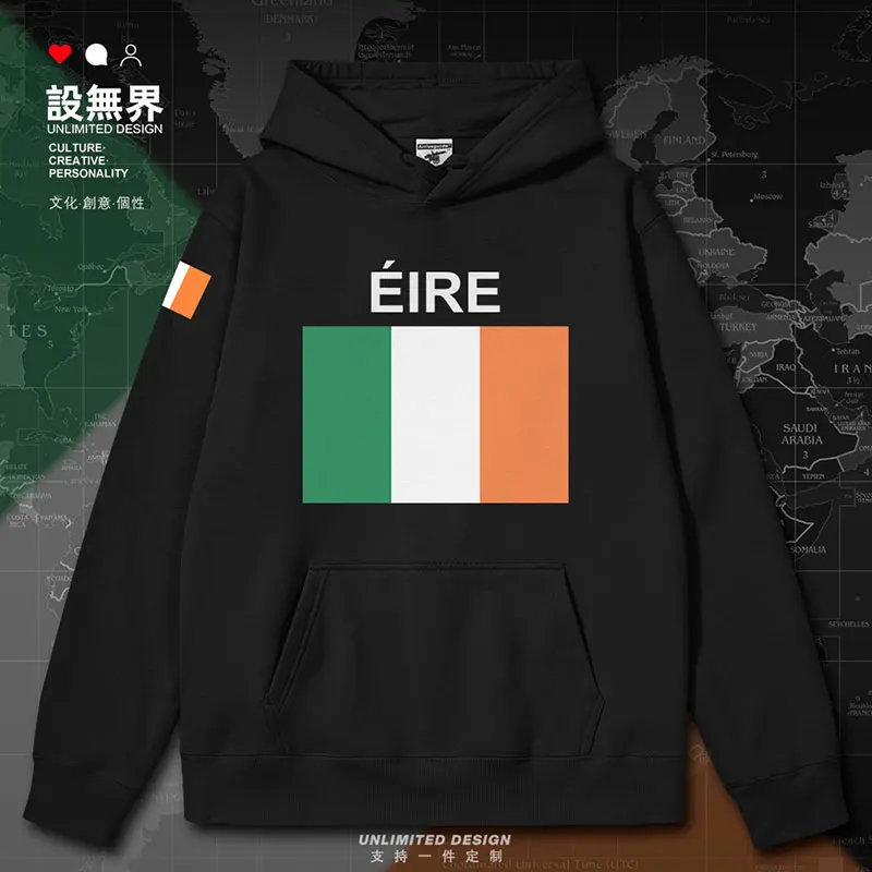 

Ireland Country mens hoodies pullovers clothing sporting sweatshirt sports Coat casual hoodie Sportswear autumn winter clothes