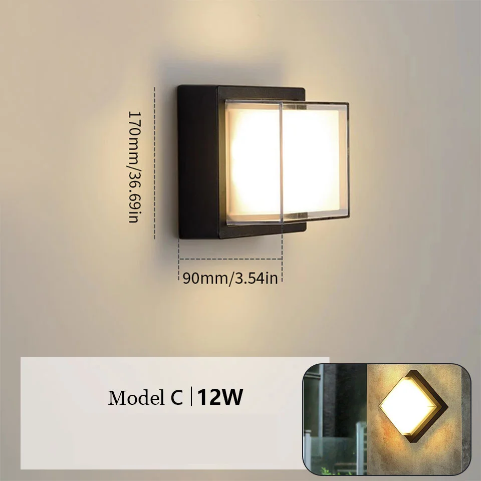 Lámpara LED para césped con sensor de movimiento del cuerpo humano para exteriores, 10 W, con estaca, de aluminio, impermeable, para camino de jardín, poste de luz para paisaje