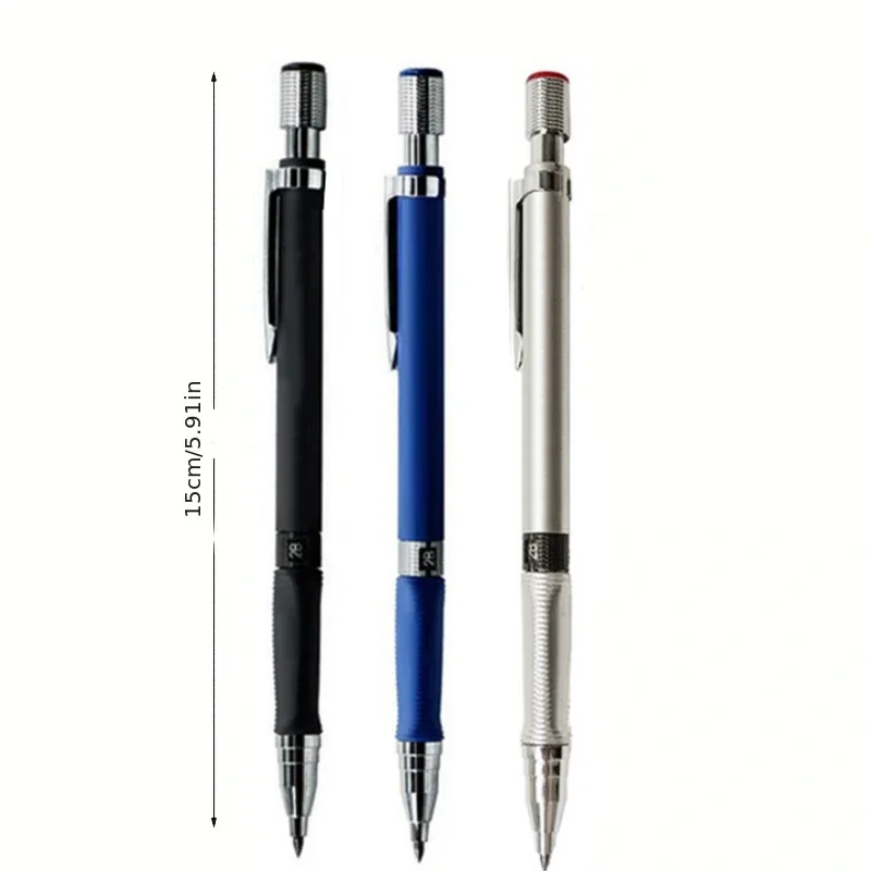 2.0mm Mechanical Pencil Set Black /Color Lead Refill 2B Automatic Pencil Students Art Sketch Painting Writing Stationery Gifts 5