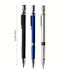 2.0mm Mechanical Pencil Set Black /Color Lead Refill 2B Automatic Pencil Students Art Sketch Painting Writing Stationery Gifts 5