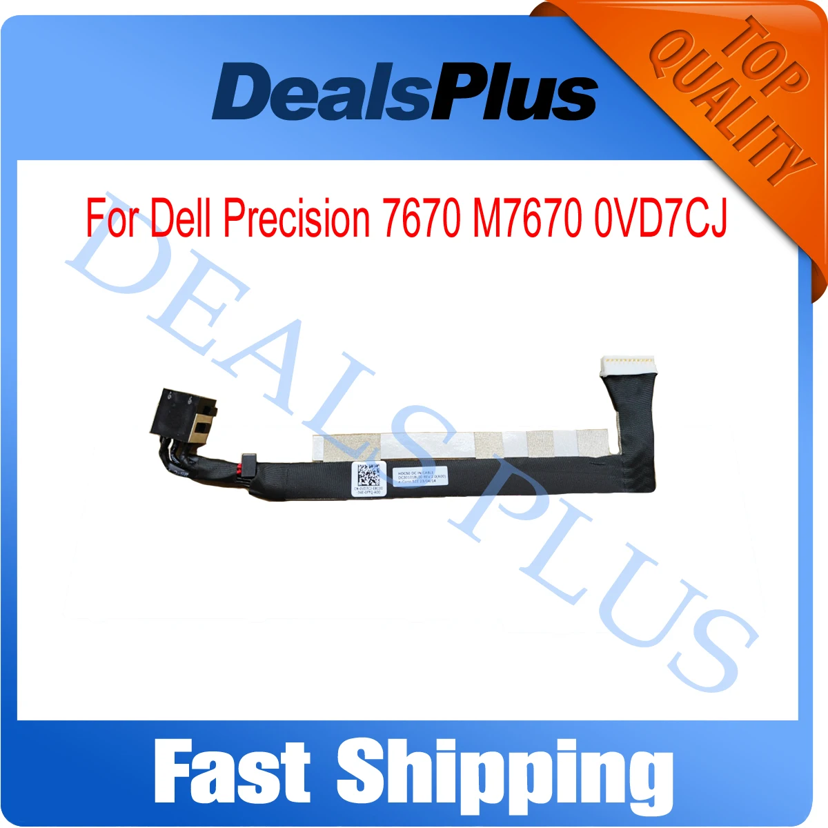 

New Replacement DC Power Jack Cable For Dell Precision 7670 M7670 0VD7CJ