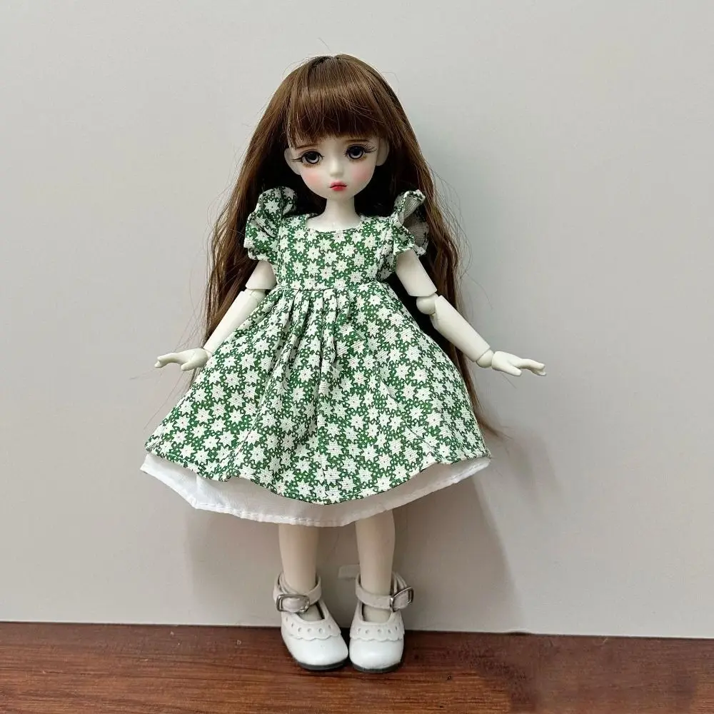 Casual Wears Doll Elegant Dresses Party Clothes Humanoid Doll 30cm Doll Clothes Cotton Cloth Dress Up Doll Princess Skirt