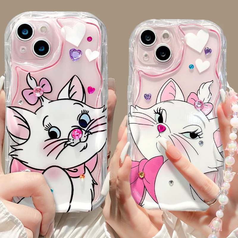 Disney Mary Cat Soft Silicone Phone Case for Xiaomi POCO X3 Pro NFC X4 GT X5 F3 F4 F5 M3 M4 Mi 11i 11 Lite 12 13 10T 10i Cover
