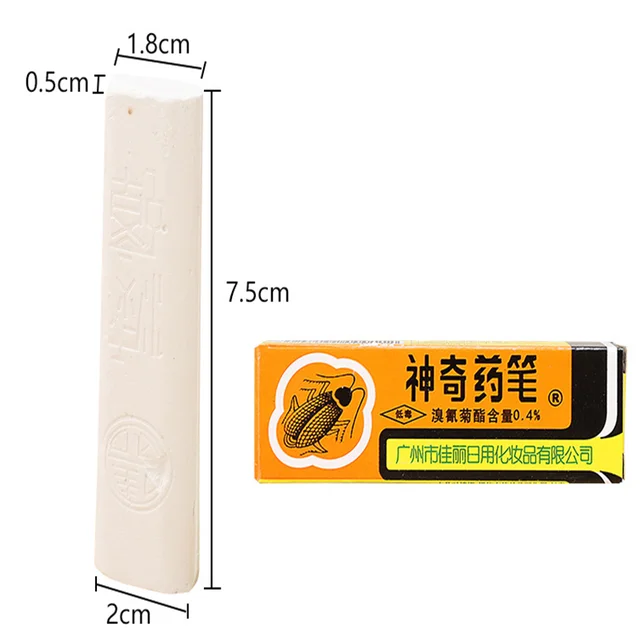 10Db Hatékony Roach Gyilkos Kréta Csótány Növényvédő Szer Otthoni Bolt Varázslatos Gyógyászat Tollhibák Bolh Hangyák Csali Kártevőirtó Kontroll - Image 3