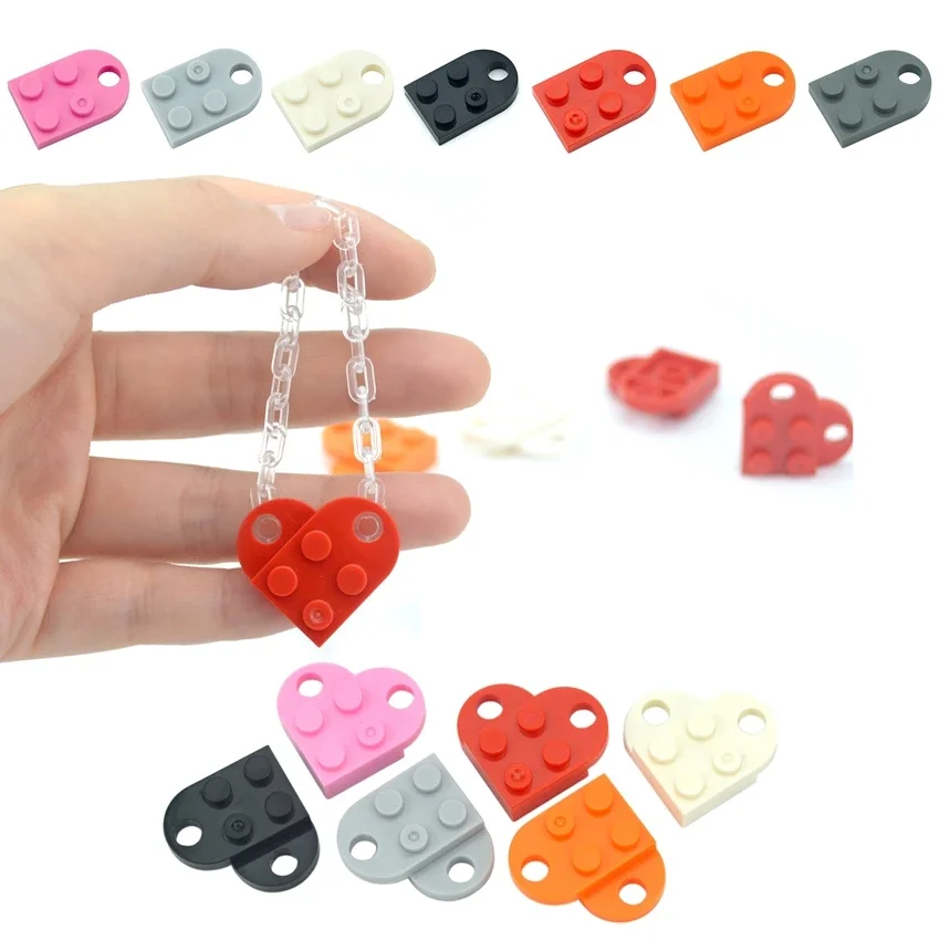 Assemblare Particelle 3176 Modificato 3X2 Con Foro Building Blocks Parti Moc Mattoni Modello A Cuore Giocattolo Creativo Educativo Per Bambini