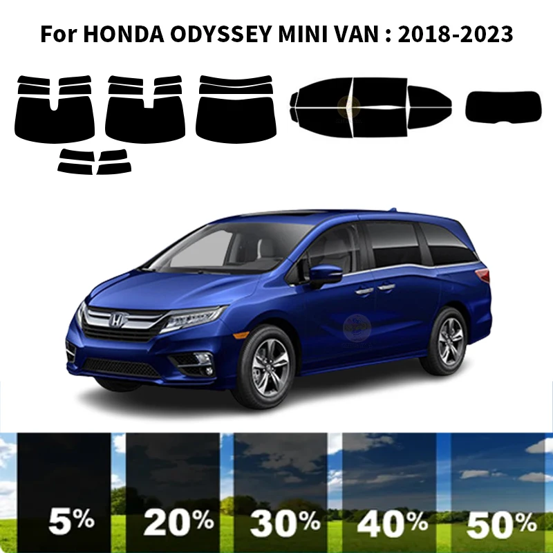 

Precut nanoceramics car UV Window Tint Kit Automotive Window Film For HONDA ODYSSEY MINI VAN 2018-2023