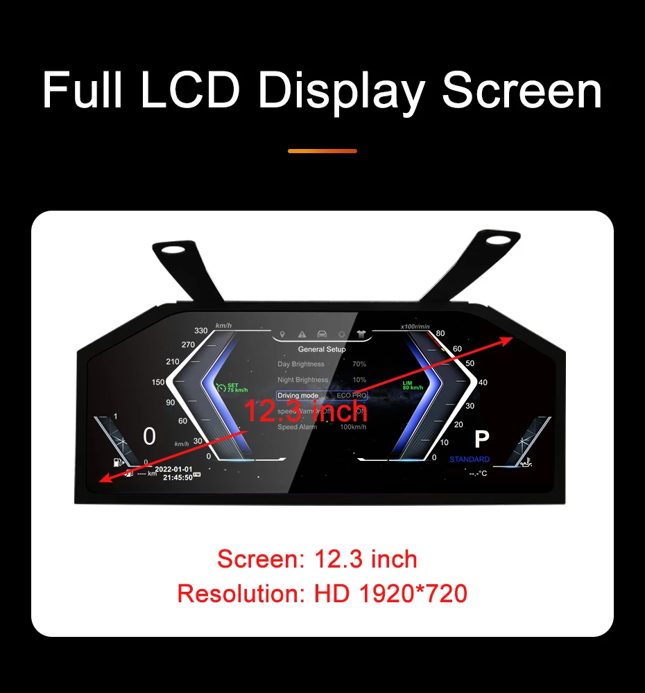 New Product Facroy Price Digital LCD Car Dashboard For BMW 5Series E60 E61 6Seri