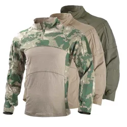 Camisetas militares de camuflaje Multicam para hombre, ropa táctica de Airsoft, Paintball, Camping, caza