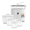 Electric Family Size Multi Purpose Pot Cookers Slow Stew Cooker with Steamer Ceramic Liner Crock Pots 2