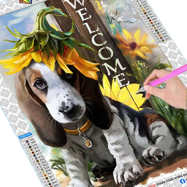 Diamond Painting - Welcome Dog