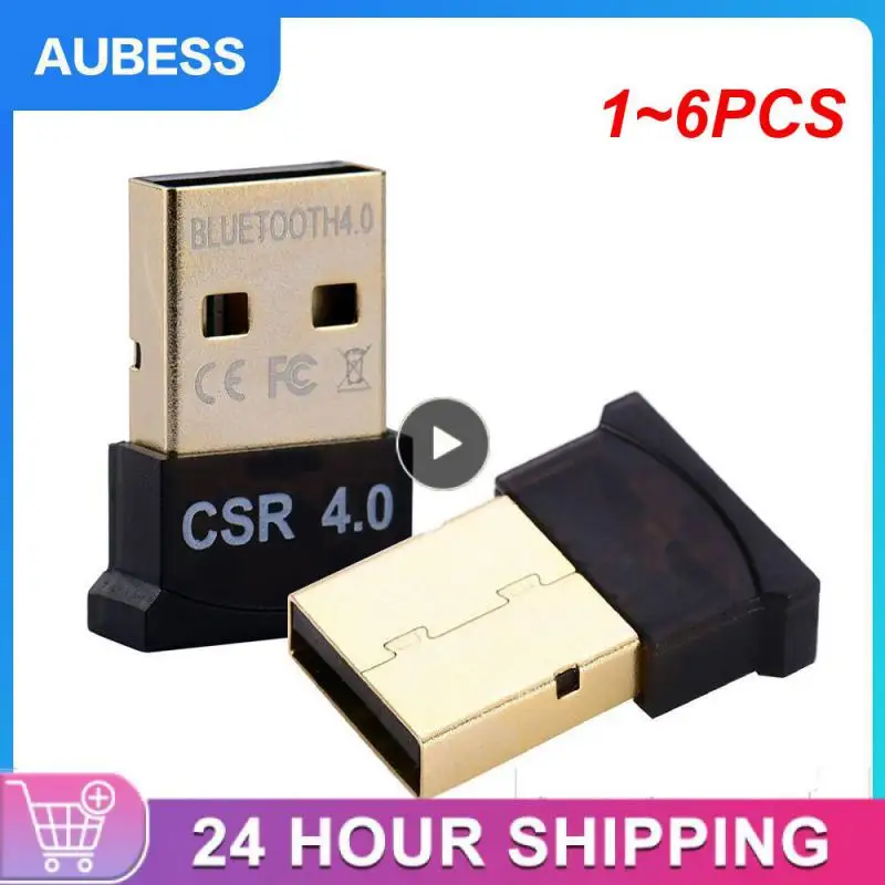 1 ~ 6Pcs Mini Usb Adapter Dongle Bluetooth Compatibile Csr V4.0 Adattatore Wireless Usb Per Pc Laptop Windows 10 8 Xp Win 7 Vista