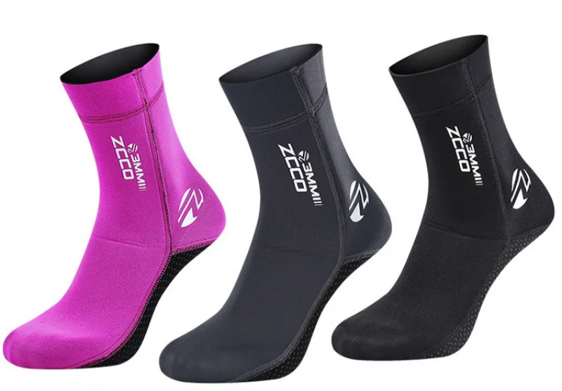 3MM Neoprene Diving Socks Scuba Hunting Diving Kitesurf Windsurf Suit Snorkeling Flippers Surf Beach Booties Underwater 6