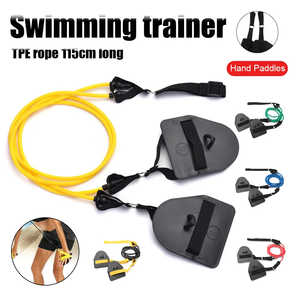 2060lbFitnessSwimmingResistanceBandHandbedPaddleSwimming