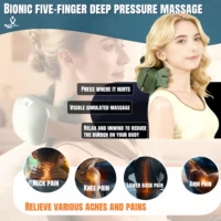 2026 Bionic Finger Neck Shoulder Massager Wireless Neck Cervical Trapezius Kneading Massage Shawl Brushless Motor Neck massager 6
