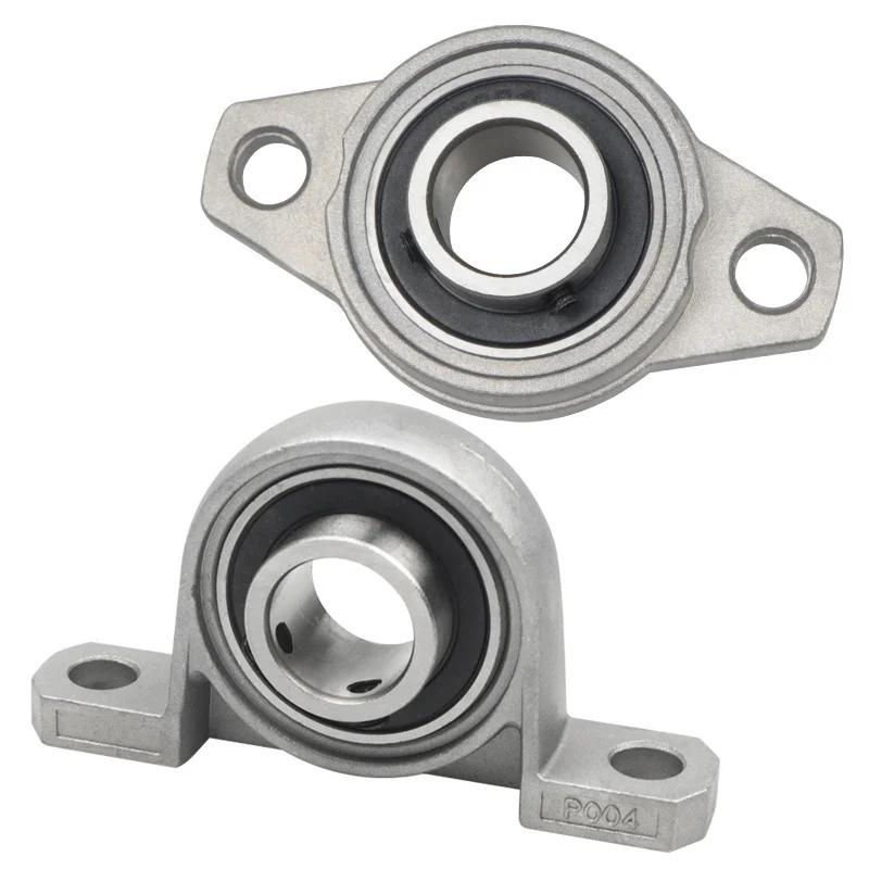Ball Bearings Metal Shielded Ball Bearings Zinc Alloy Ball Bearing Pillow Block Mounted Support Diameter 8mm To 30mm Bore Kfl08 Kfl000 Kfl001 Kp08 Kp000 Kp001 Kp002 1pcs