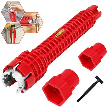 New 8 In 1 Multi Key Flume Magic Wrench Sink Plumbing Tools Magic Wrench Multi-purpose Wrench English Key Plumbing Wrench Tool 1