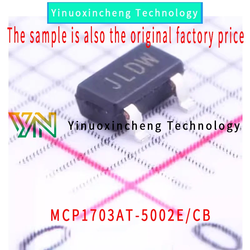 10PCS/LOT New stock MCP1703AT-5002E/CB screen printed JL * * SOT-23 linear voltage regulator (LDO) IC chip 5 100 pcs lot new tja1043tk 1y silk screen printed tja1043 package hvson 14 high speed can transceiver chip