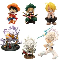 مجسمات شخصيات أنمي "ون بيس" بوضعية الجلوس | One Piece Anime Characters Mini Figures