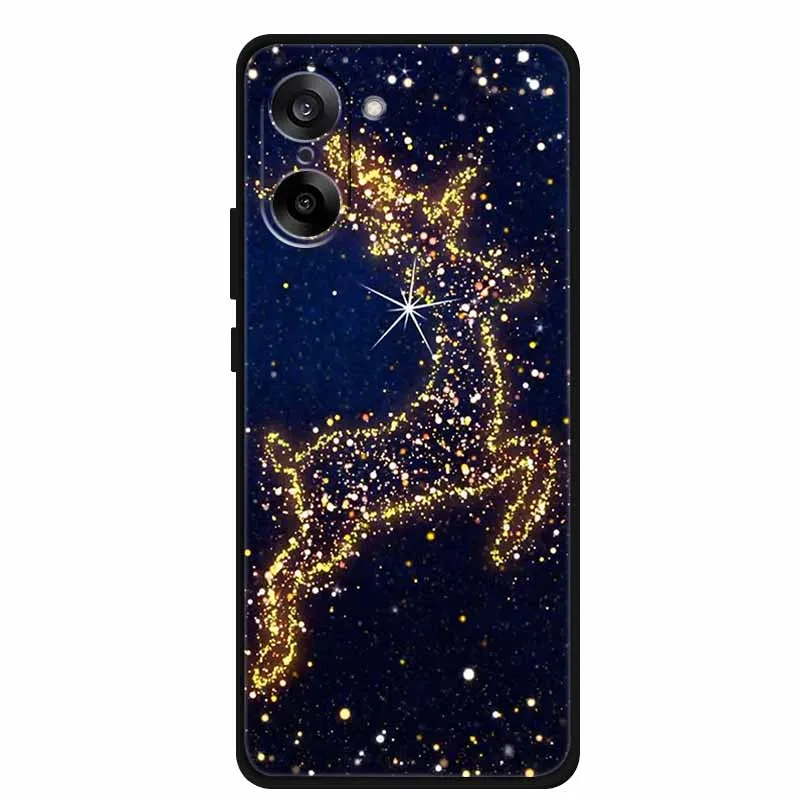 Sleek Black Soft Silicone Shockproof Phone Case