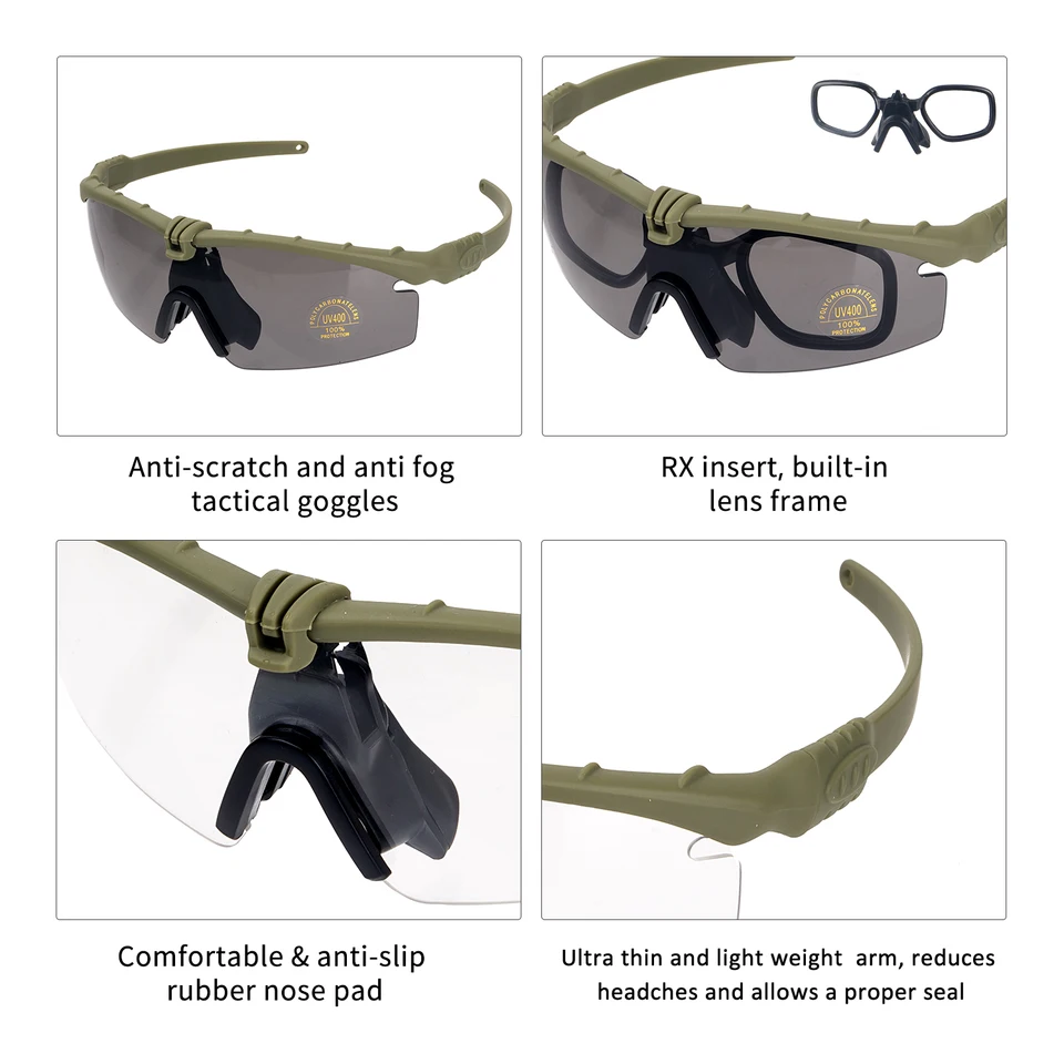 FOCUHUNTER Polarized Sports Sunglasses for Men Women , UV400