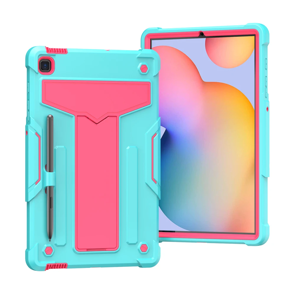 para Samsung Galaxy Tab um 10.12023 Case Sm-t510 Sm-t515 Crianças Case Seguro Tablet Tpu Mais pc à Prova de Choque Kickstand Capa para Sm-t510 T515 - Imagem 2