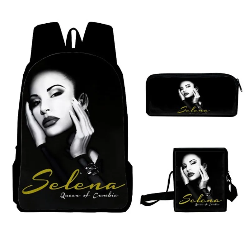 SelenaQuintanillaBackpack3DPrinted3pcssetTeenagerBoysGirls