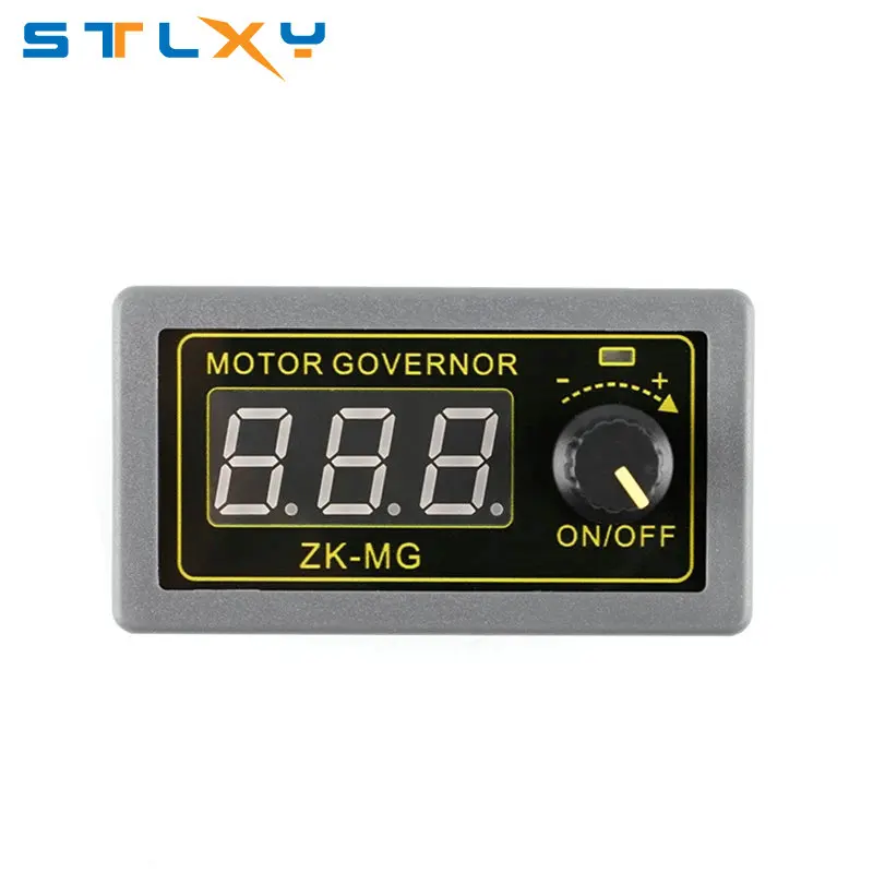 DC 5-30V 12v 24v 5A DC Motor Controller PWM Adjustable Speed Digital display encoder duty ratio frequency MAX 15A ZK-MG