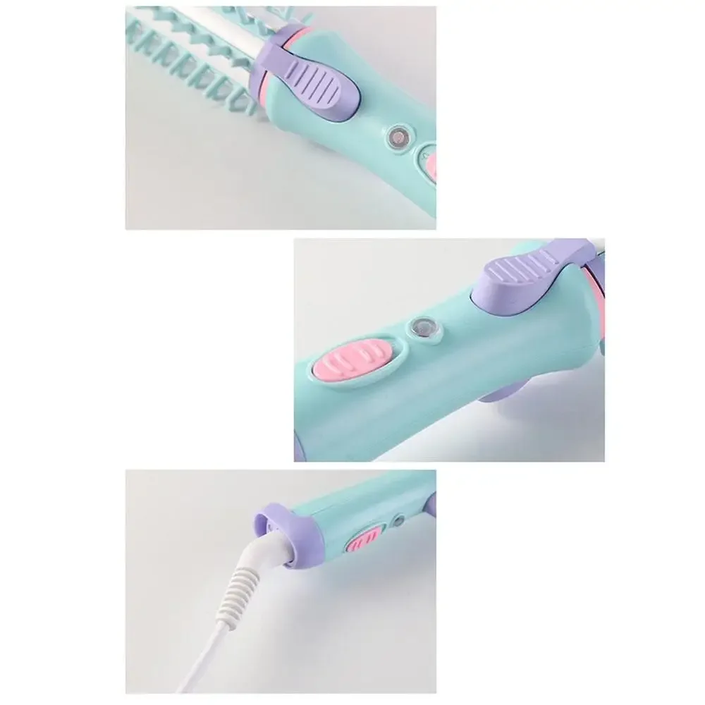 Korean Mini Curling Iron Two-In-One Ceramic Hair Curler Straight Hair Clip Board Accessories For Home Use Negative Ion Comb