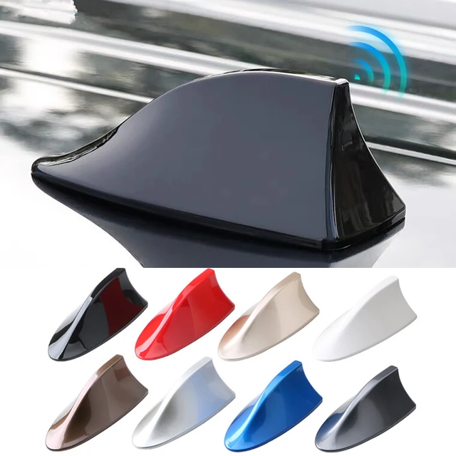 Universal Car Roof Shark Fin Decorative Aerial Antenna Cover Sticker Base  Roof Carbon Fiber Style For BMW/Honda/Toyota - AliExpress