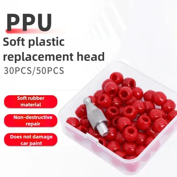 Car dent repair tool leather hat hammer replacement head dent repair head hook top pit top head M8 thread link 1