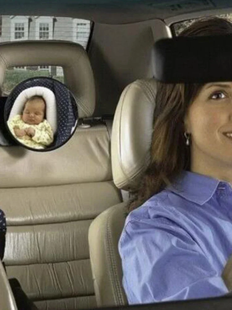 Uniwersalny widok bezpieczeństwa samochodu z tyłu lustro z widokiem na siedzenie dziecka lusterko wsteczne dbanie o dzieci kwadratowe bezpieczeństwo dzieci monitorują akcesoria samochodowe