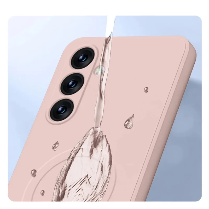 Luxury Silicone Magnetic Wireless Charging Shockproof Phone Case with Magsafe Compatibility