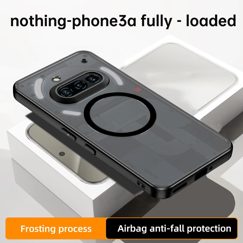 Crystal Clear Shockproof Hard PC Case with Camera Protection
