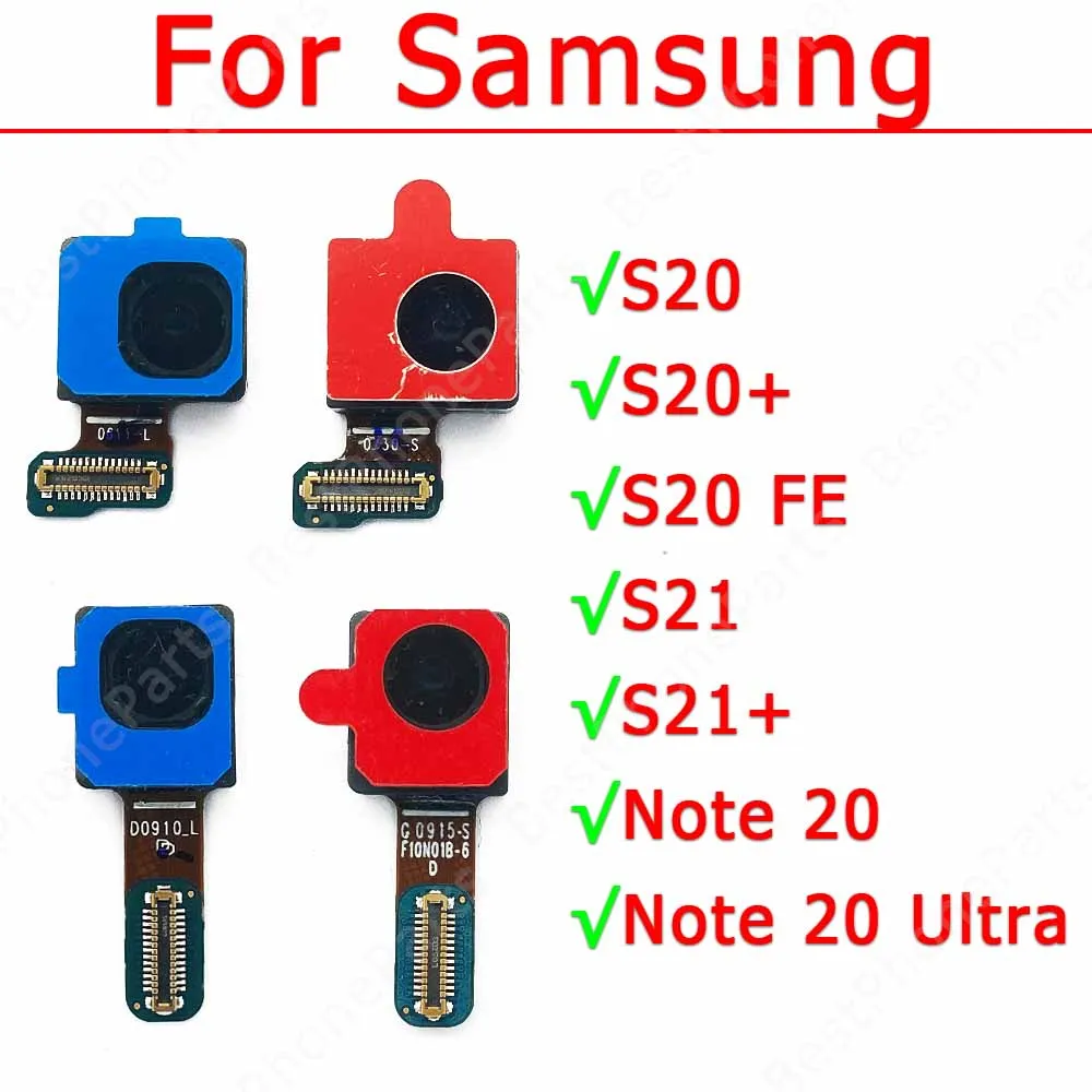 

Front Camera For Samsung Galaxy S20 FE S21 Plus S20+ S21+ Note 20 Ultra Facing Frontal Selfie Camera Module Parts