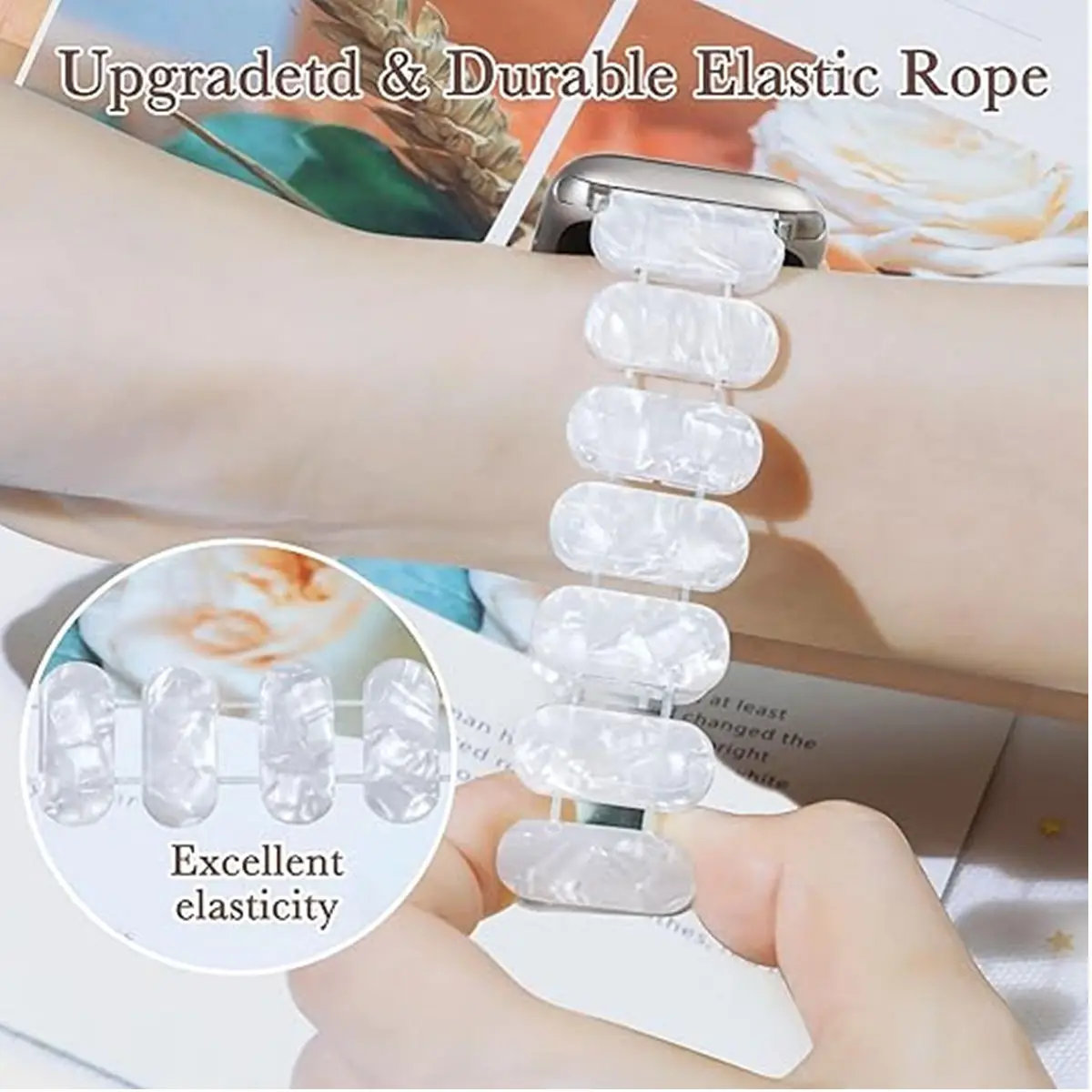 Elegant Resin Bracelet Band - Premium Sport Strap Accessory